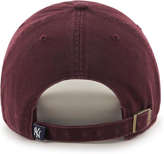 47 New York Yankees Adjustable Cap Clean Up MLB - Maroon