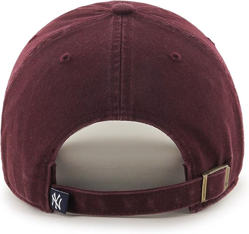 47 New York Yankees Adjustable Cap Clean Up MLB - Maroon
