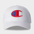 Champion Logan Twill Trucker Baseball Cap – White
