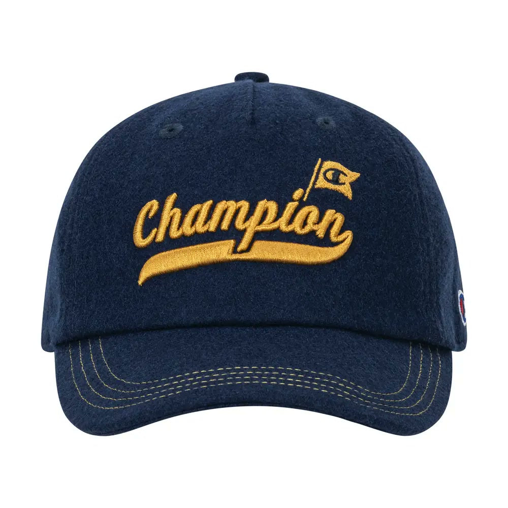 Champion Sophomore Adjustable Cap – Navy/Gold Script