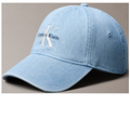 Calvin Klein Monologo Embroidery Denim Baseball Cap – Vintage Denim