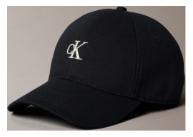 Calvin Klein Monogram Embroidery Baseball Cap – Black