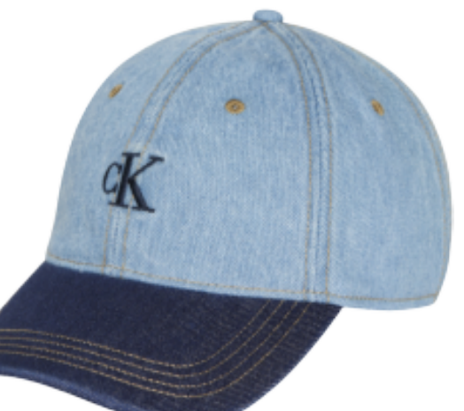Calvin Klein Monogram Denim Colorblock Cap – Vintage Denim