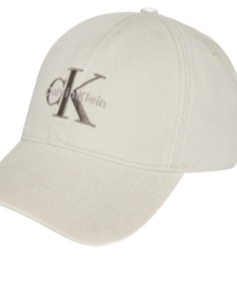 Calvin Klein Monologo Emb Color Denim Cap – Marble Gray