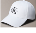 Calvin Klein Monologo Embroidery Baseball Cap – Bright White