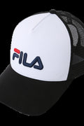 FILA Bargana Trucker Cap – Black/Bright White