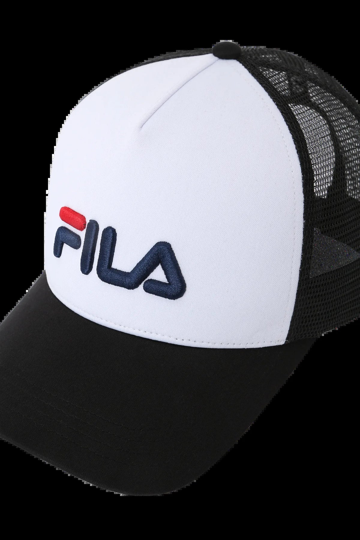 FILA Bargana Trucker Cap – Black/Bright White