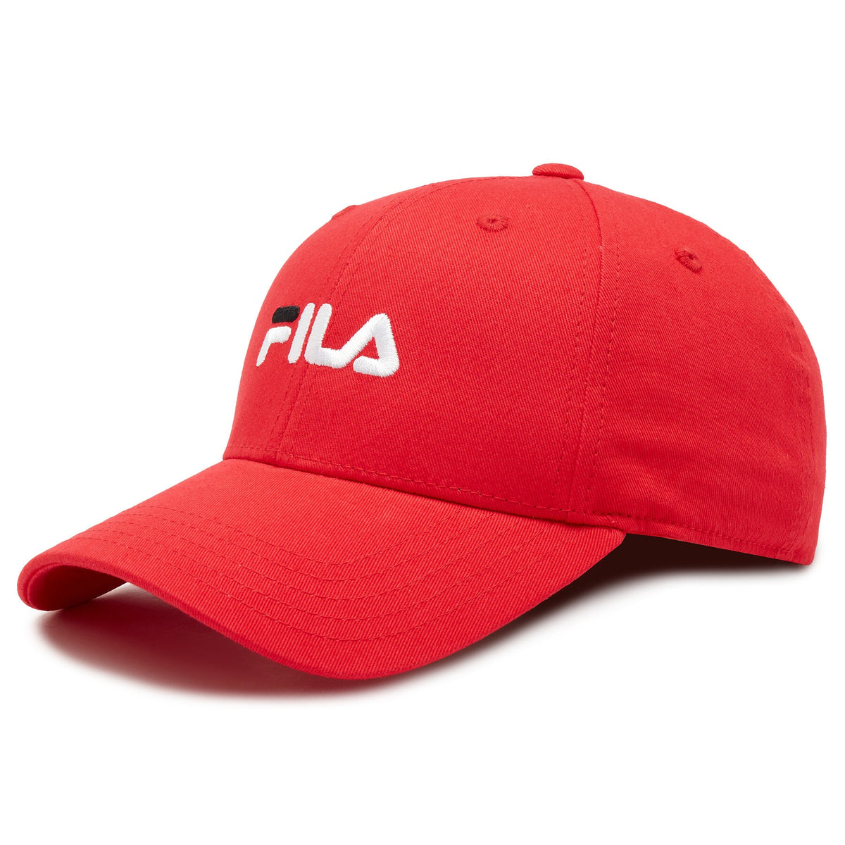 FILA Brasov 6-Panel Cap with Linear Logo – True Red
