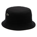 Lacoste RK2056 Organic Cotton Piqué Bob Hat – Black