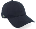 Lacoste Side Patch Black Dad Cap