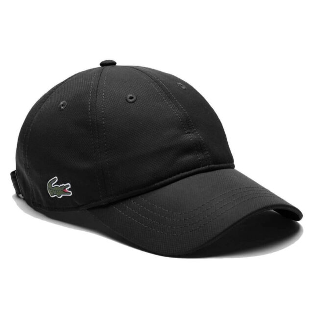 Lacoste RK2662 Sport Lightweight Baseball Cap – Black