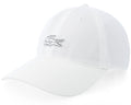 Lacoste Woven Dad Cap – White