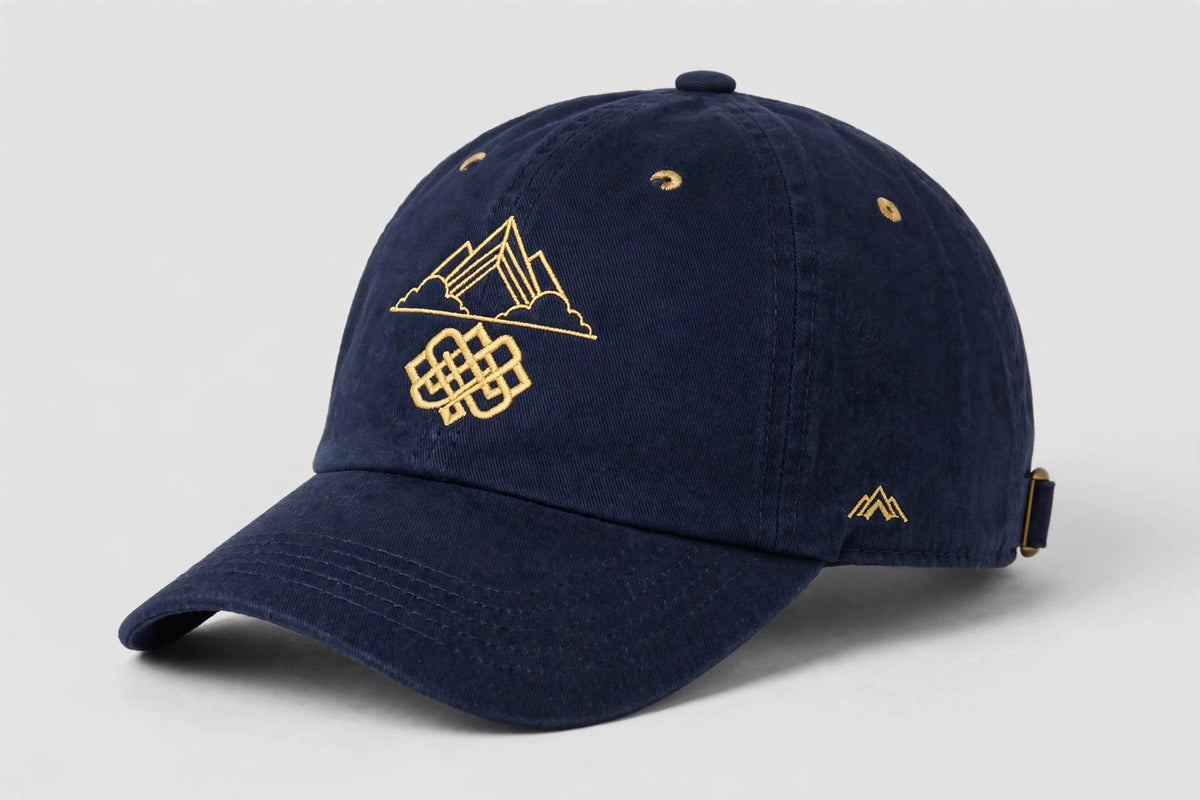 HI-LITE Side Logo Dad Cap – Navy/Gold