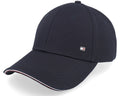 Tommy Hilfiger Corporate Cotton 6-Panel Cap – Black