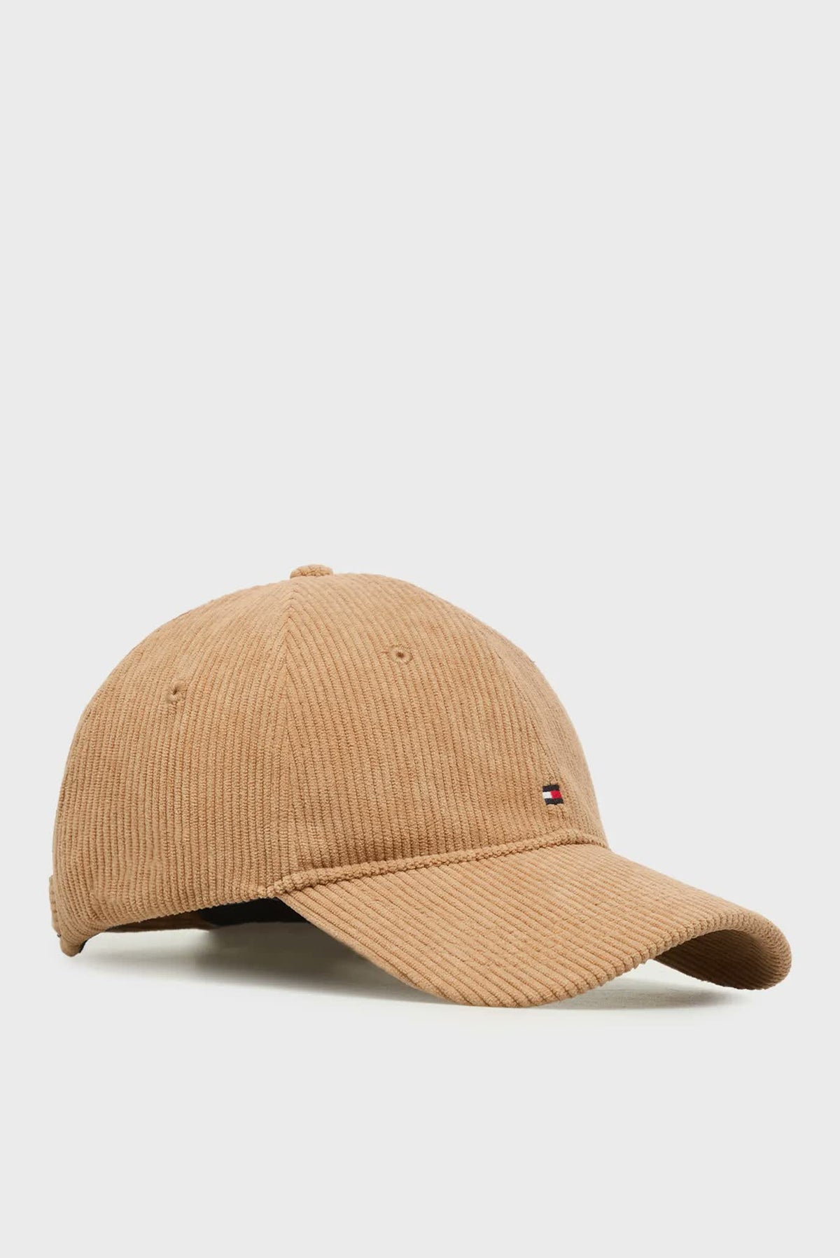 Tommy Hilfiger Corduroy Flag Cap – Brown