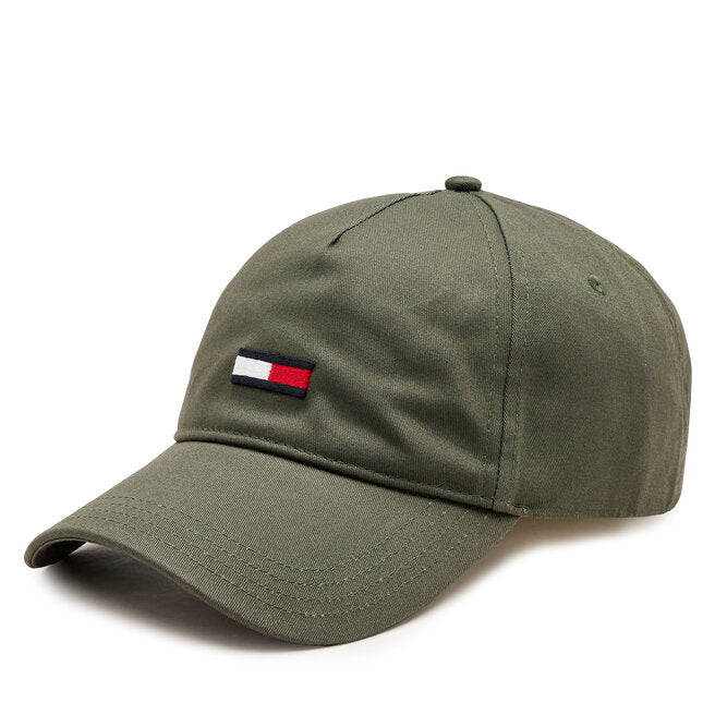 Tommy Jeans TJM Elongated Flag 5-Panel Cap – Khaki